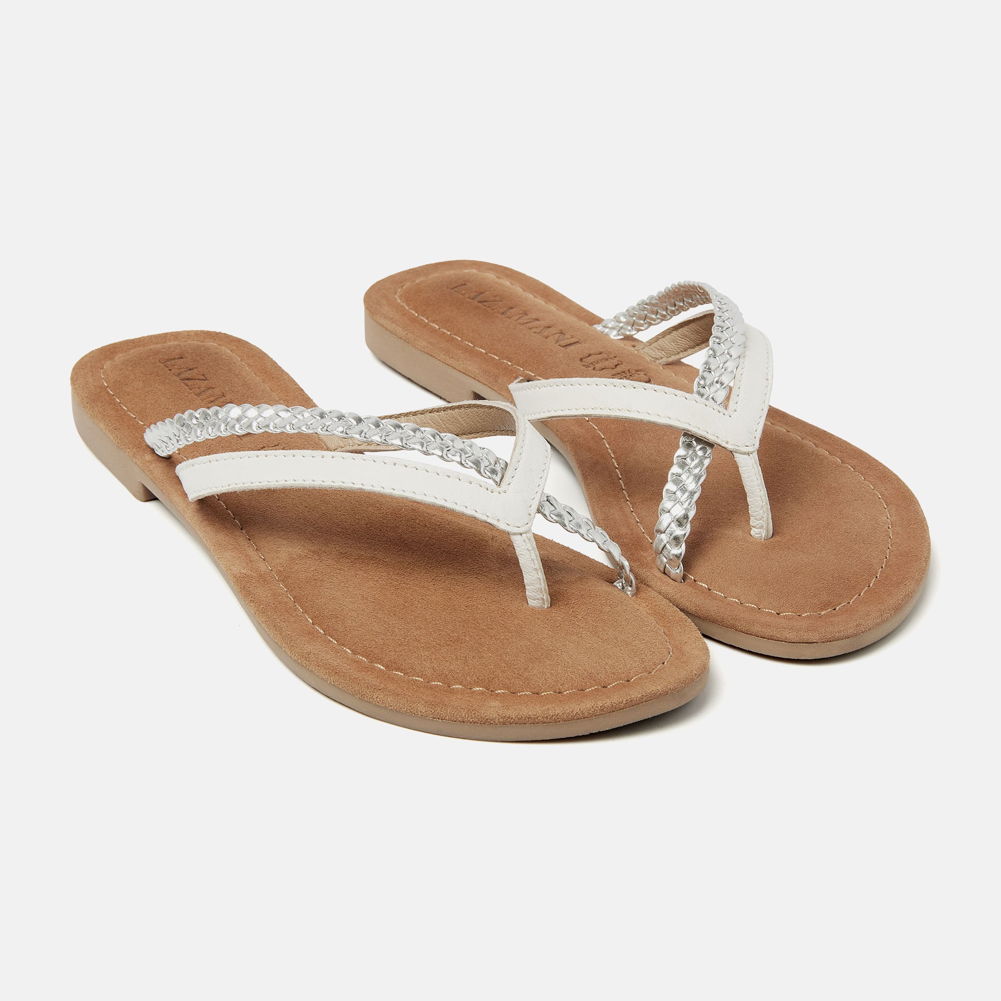 White Bibi Ladies Slippers