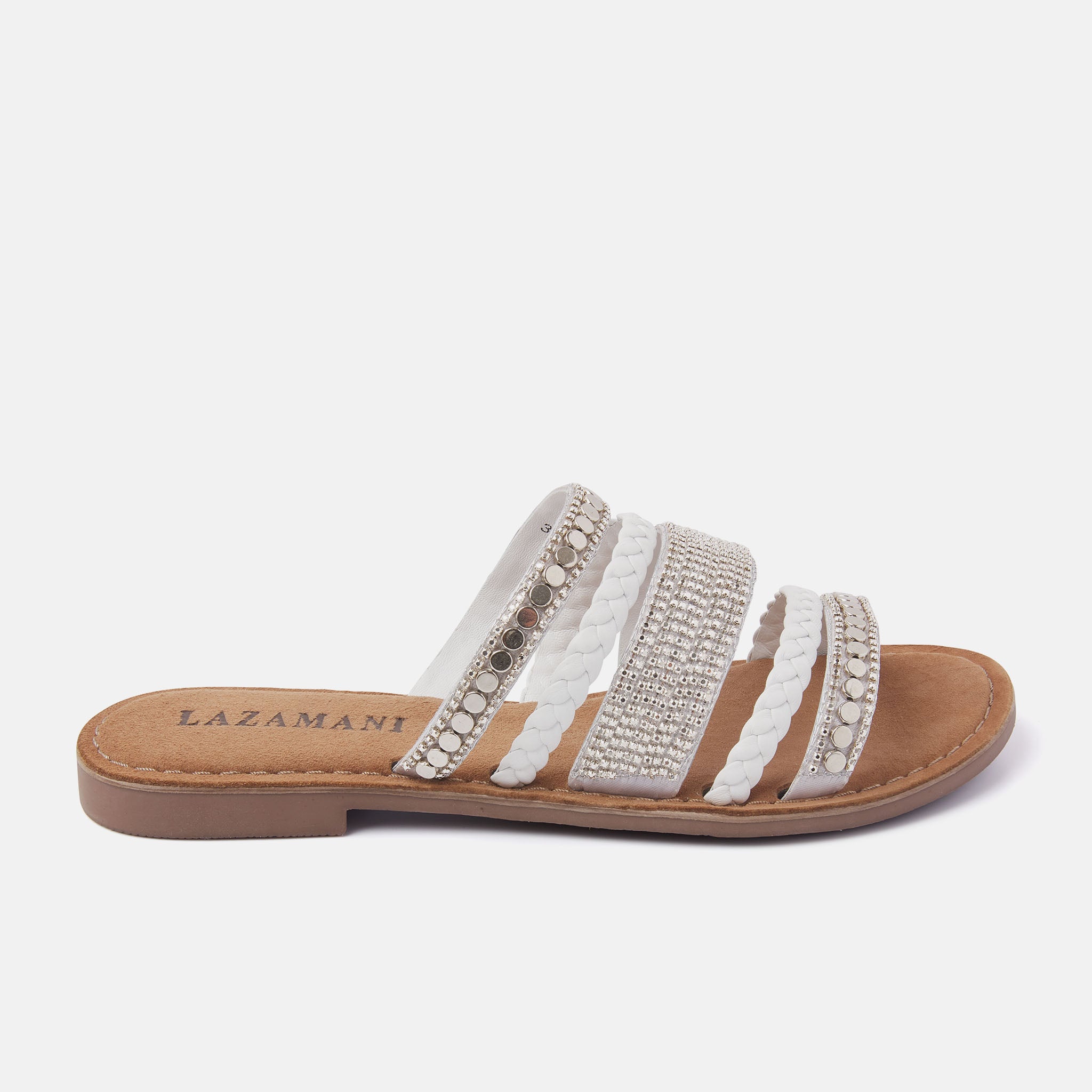 White Slippers 75.531 for Women