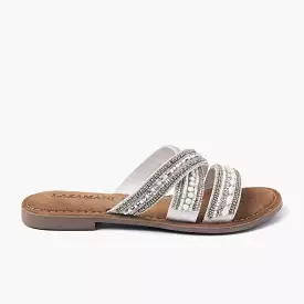 White Women's Slippers 75.474