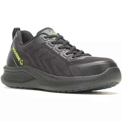 Wolverine Bolt Durashocks Knit Carbonmax Work Shoe - Black