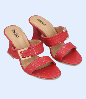 Women Casual Slipper Heels in Maroon Color - BW9349