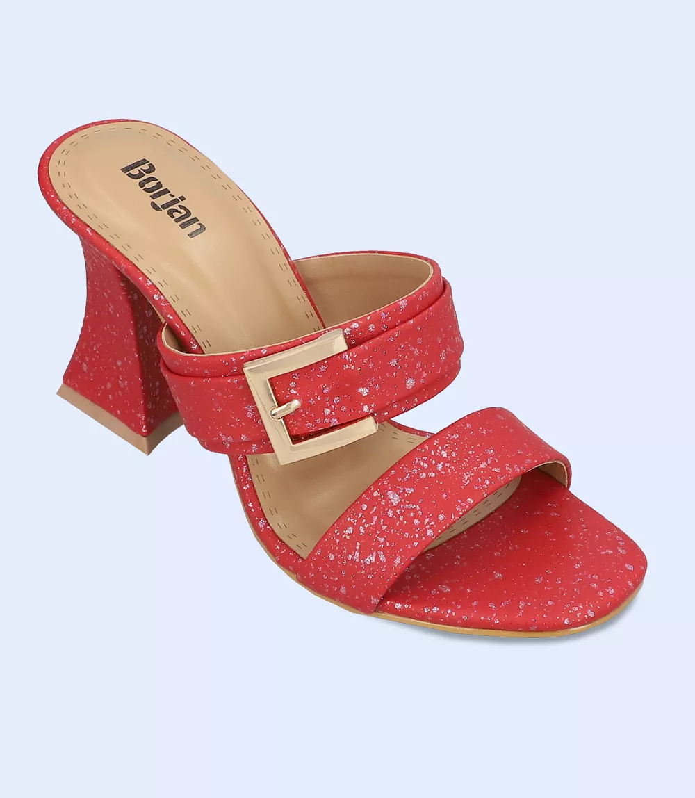 Women Casual Slipper Heels in Maroon Color - BW9349