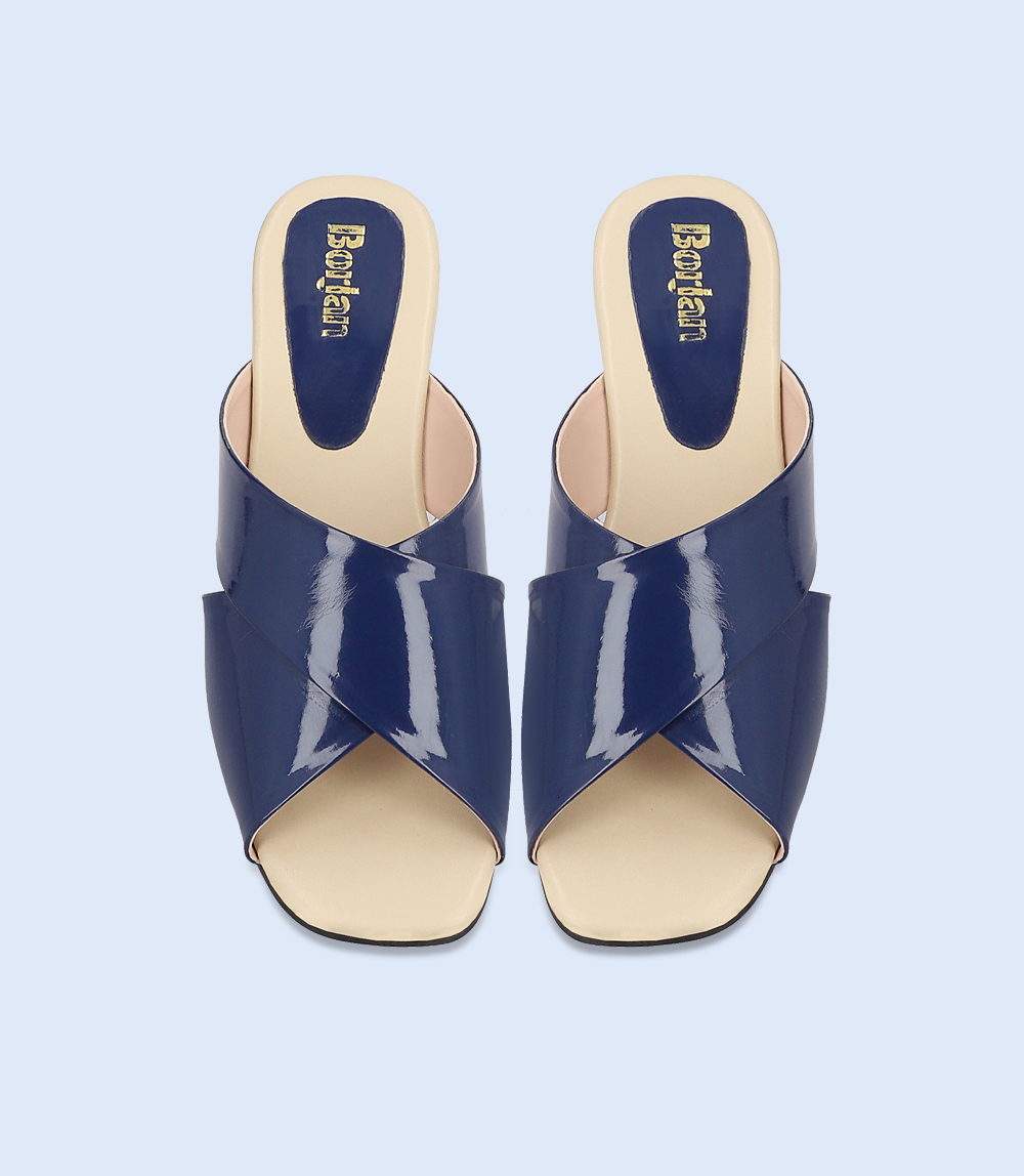 women casual slipper navy