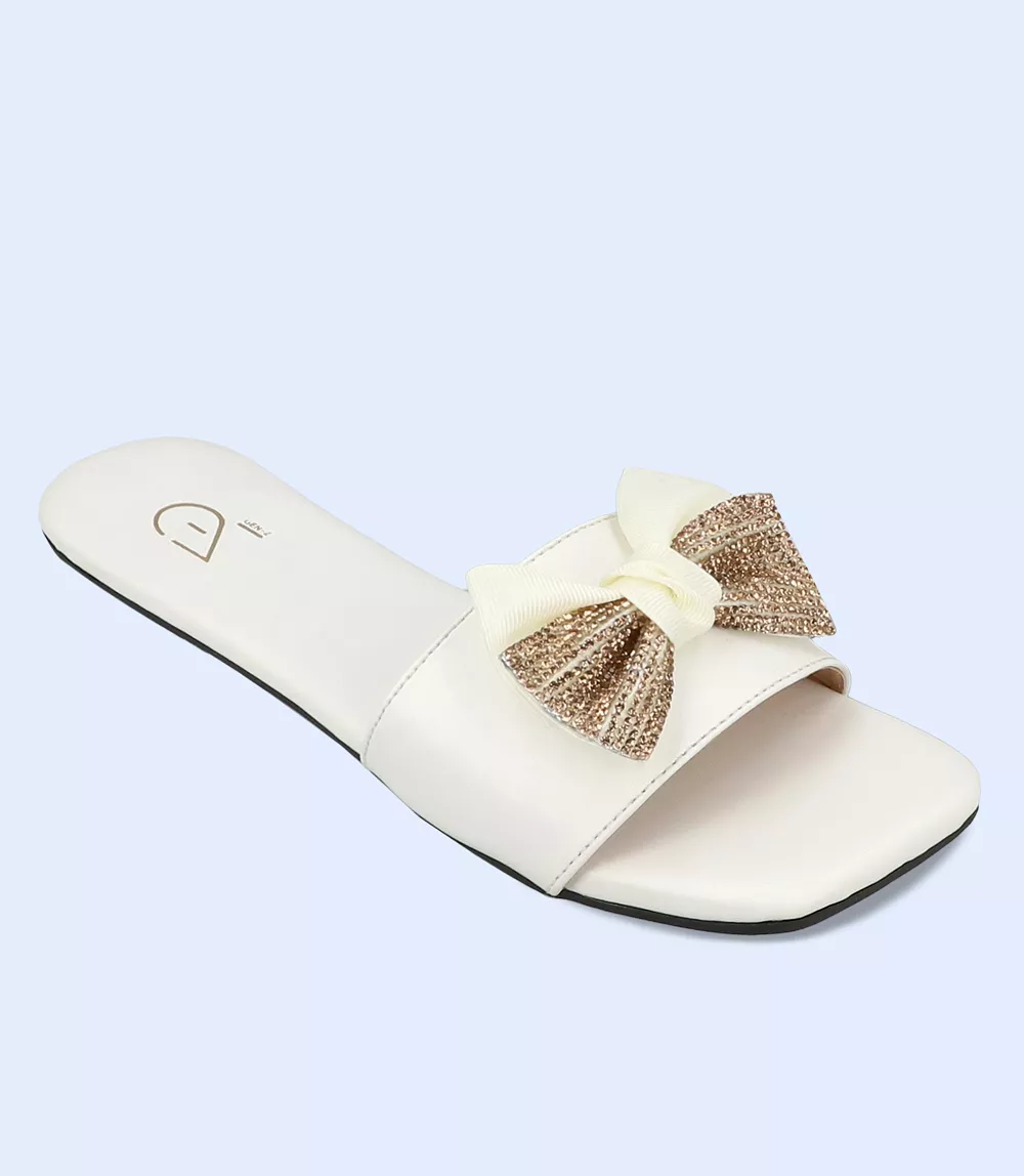 Women's Casual Slipper - BW9493 (White)