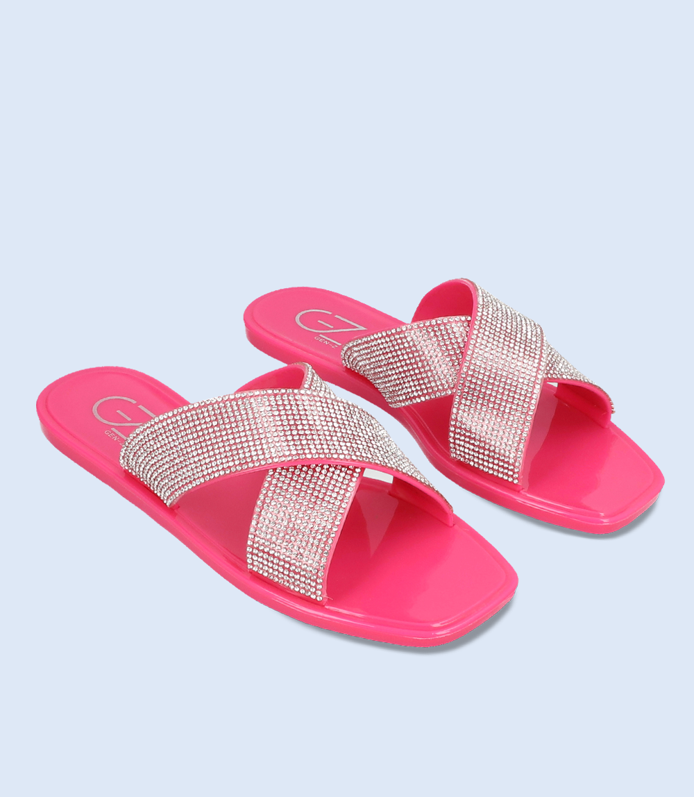 Women's Casual Slipper - Fuschia color - BW7104