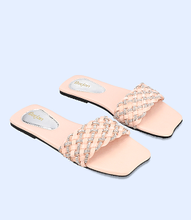 Women's Casual Slipper in Pink - BW7467 Tea Collection