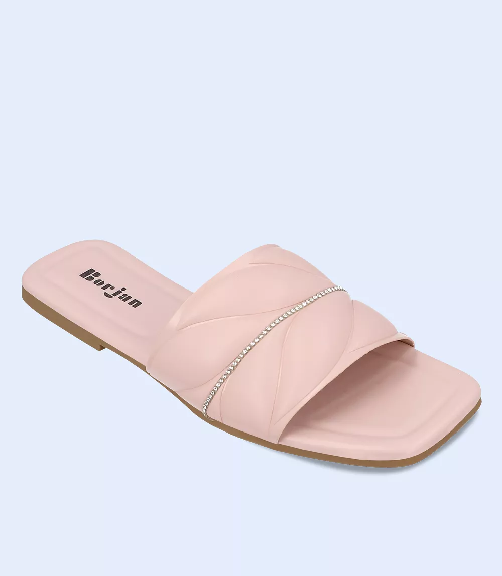 Women's Casual Slipper in Tea Pink - BW7342