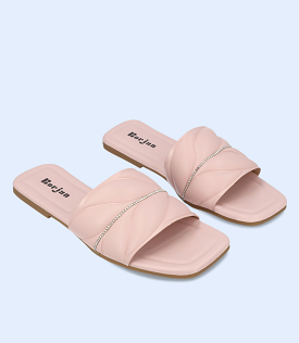 Women's Casual Slipper in Tea Pink - BW7342