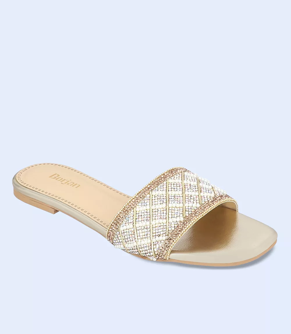 Women's Formal Slipper - BW8751, Golden