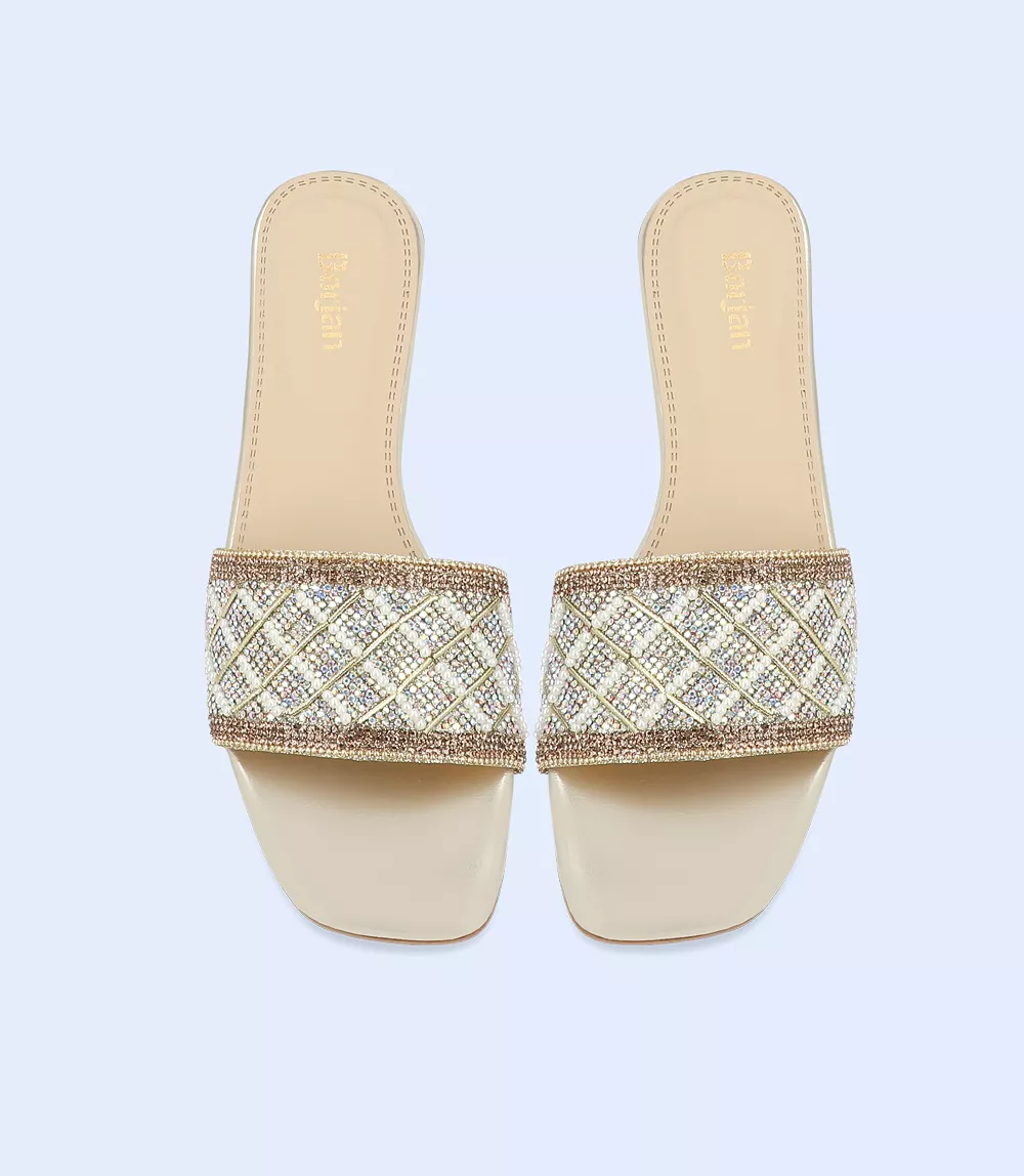 Women's Formal Slipper - BW8751, Golden