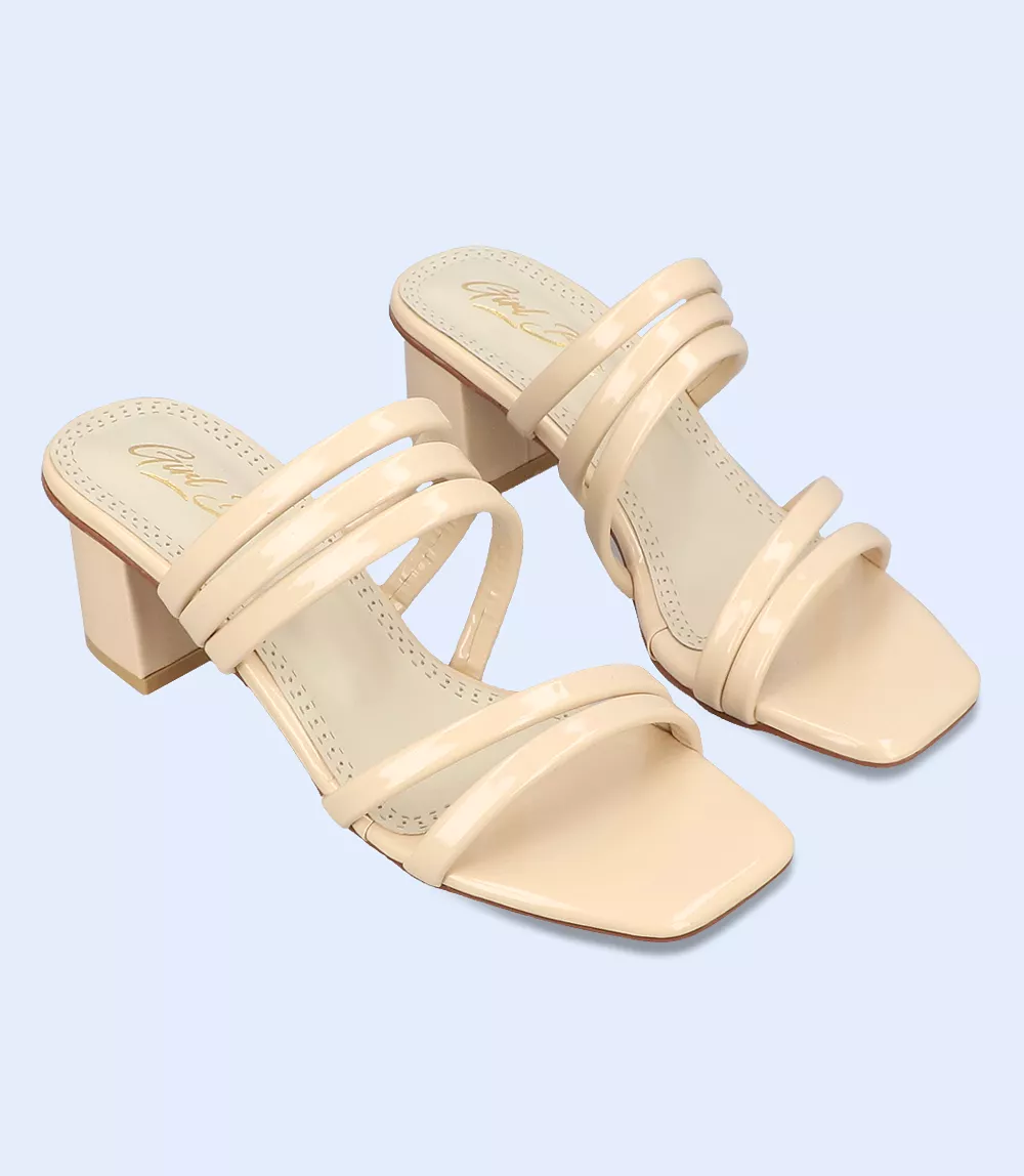 Women's Ivory Casual Slipper Heels