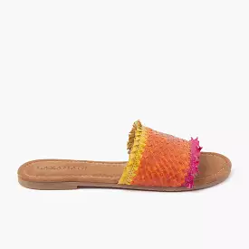 Women's Orange Slippers - 33.486