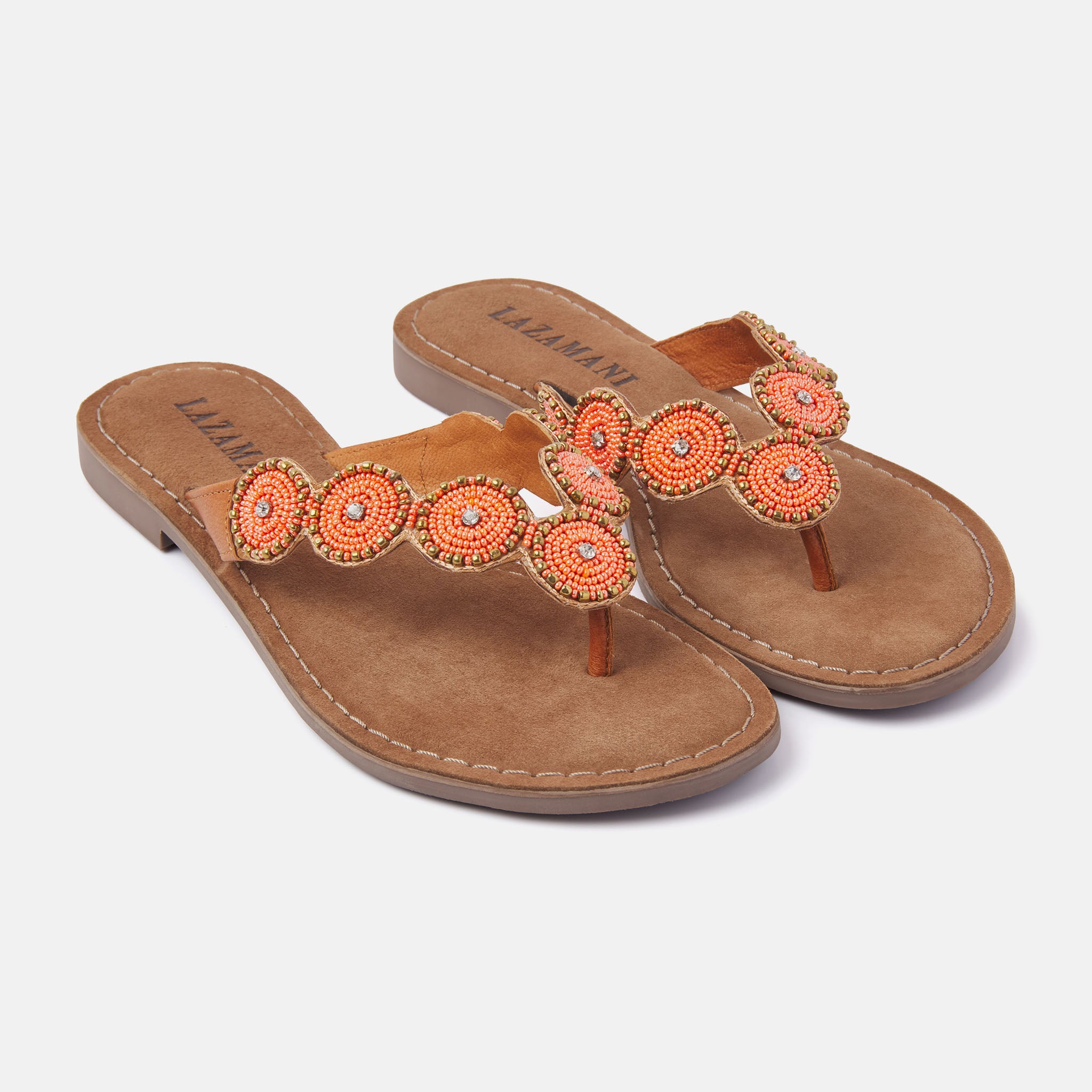 Women's Orange Slippers 75.453