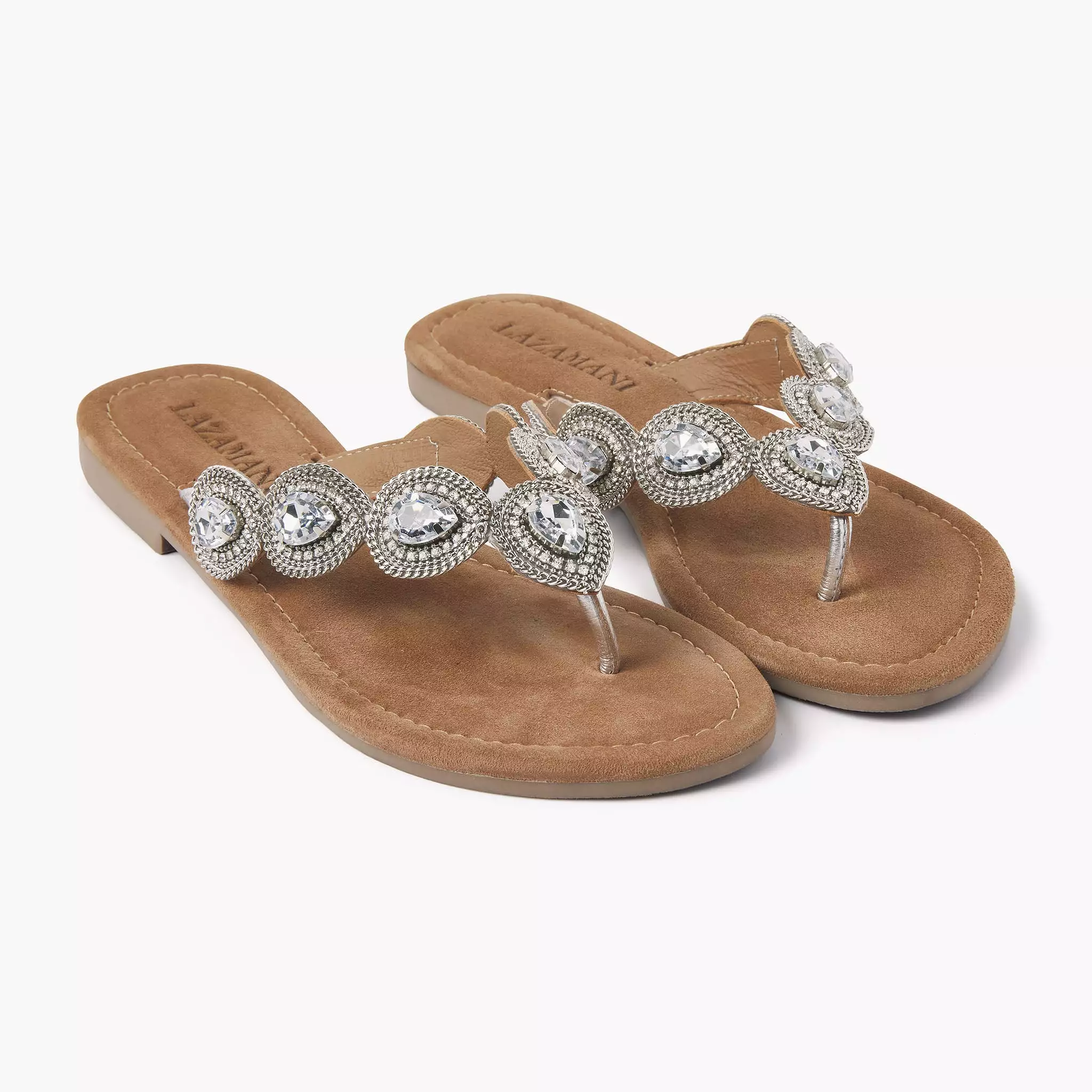 Women's Silver Slippers 33.515 - Shop Now!