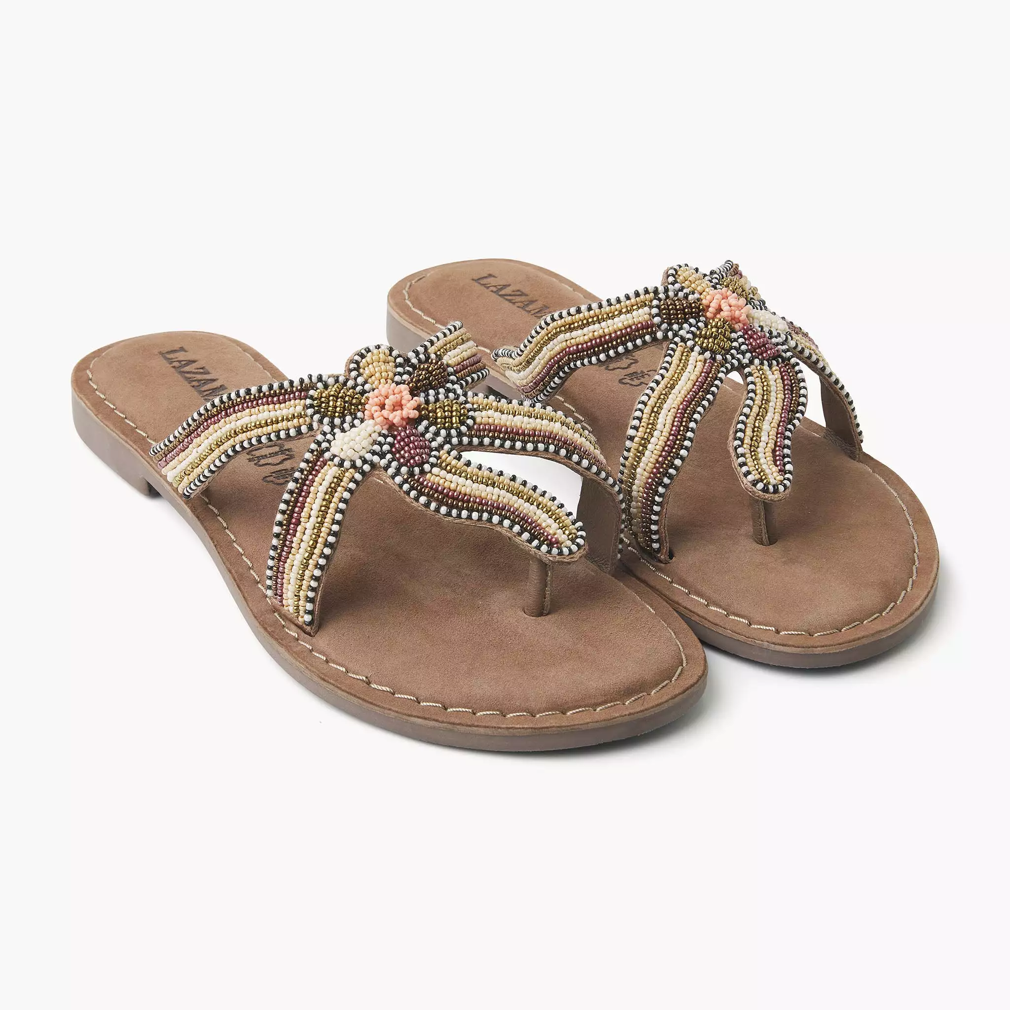 Women's Slip-on Sandals 75.419 in Taupe