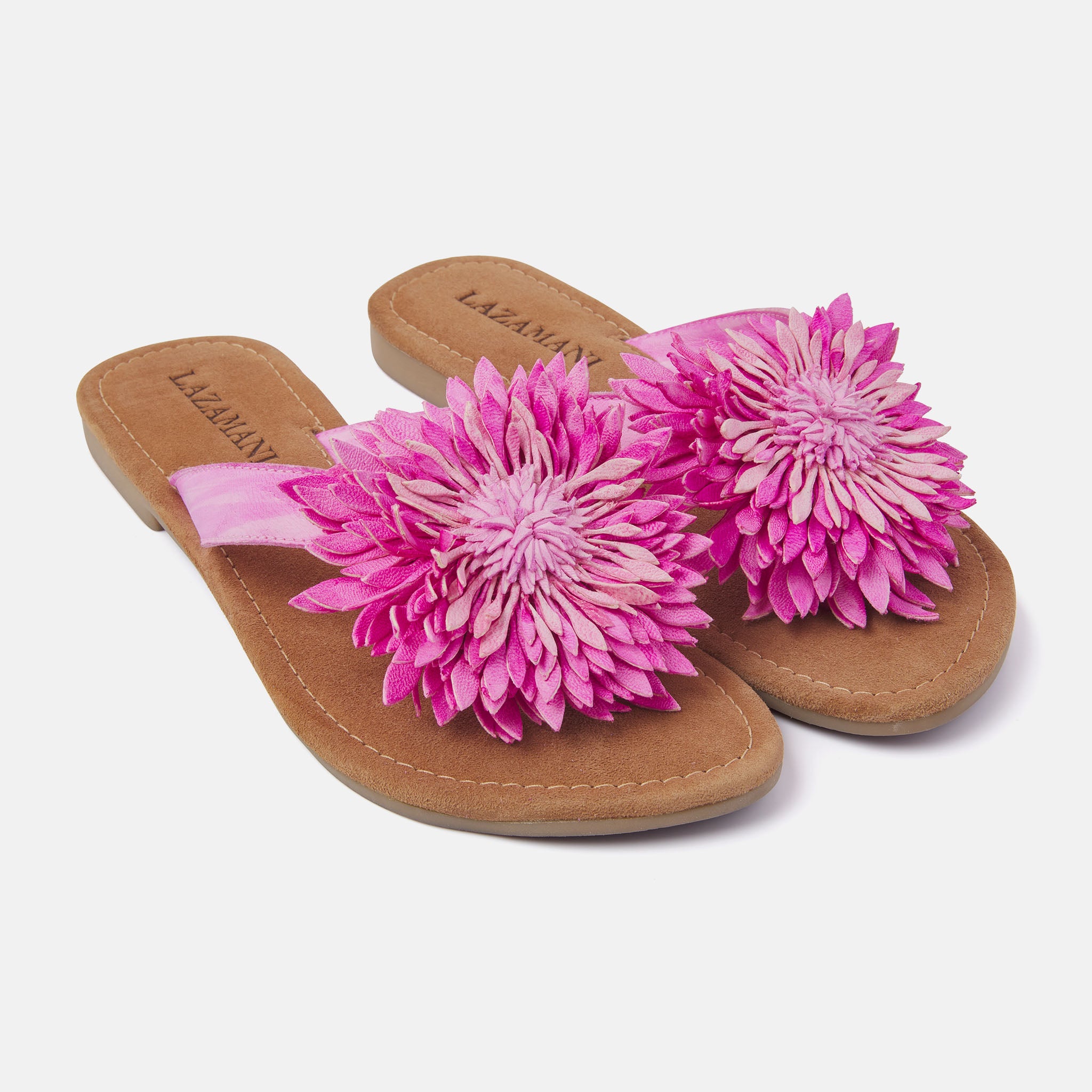 Women's Slippers - 33.506 Fuchsia Flower