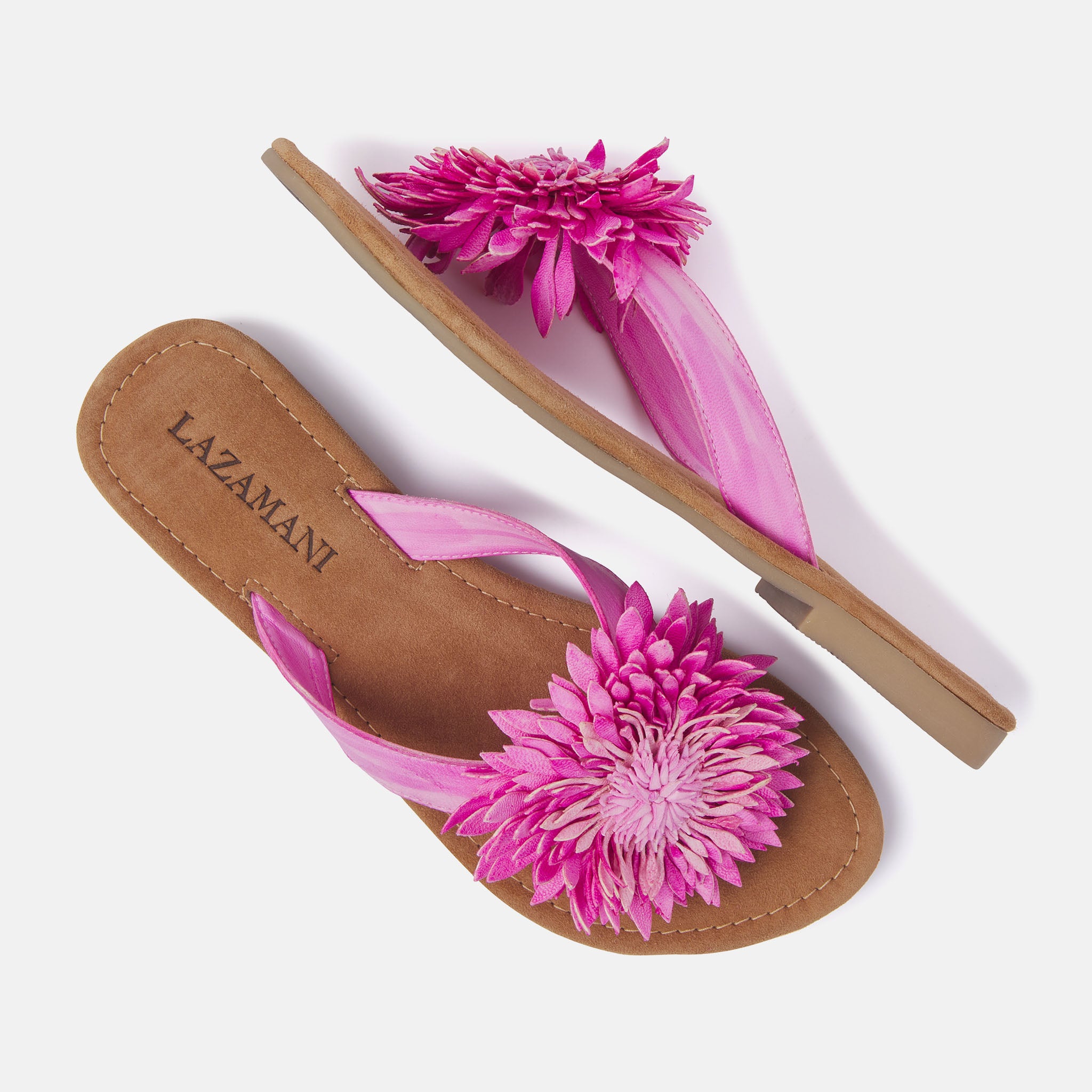 Women's Slippers - 33.506 Fuchsia Flower