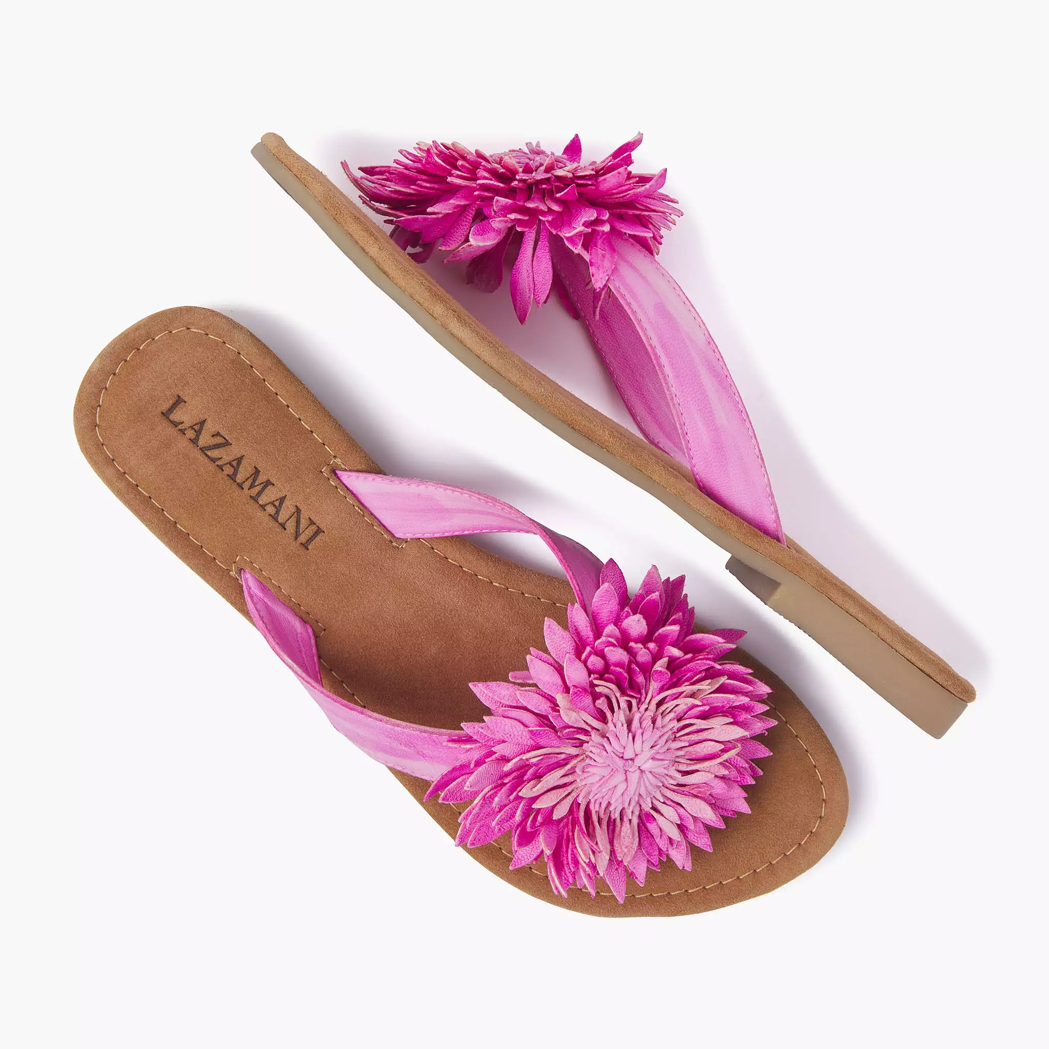 Women's Slippers 33.506 Pink Flower