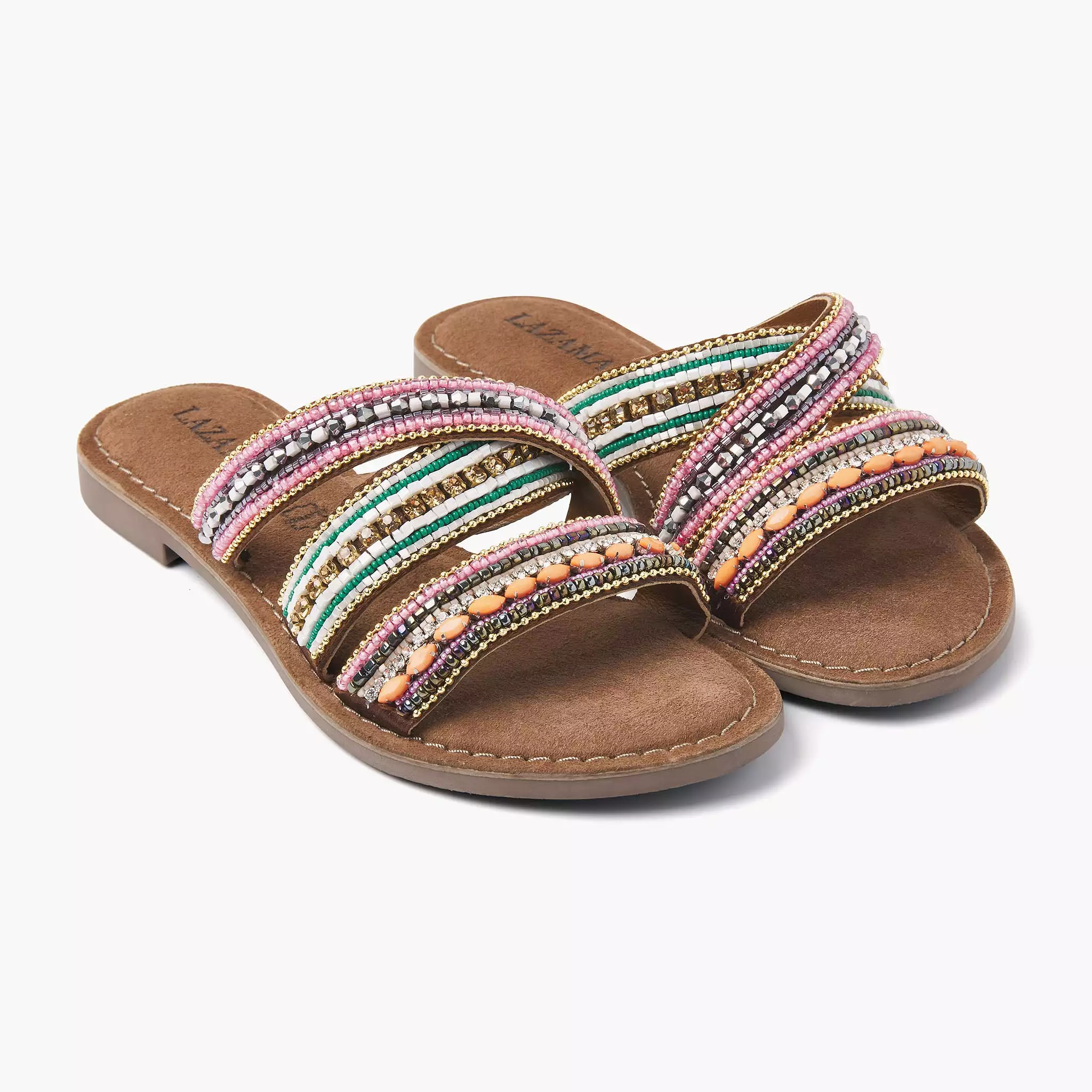 Women's Tan Slippers 75.474 - Result